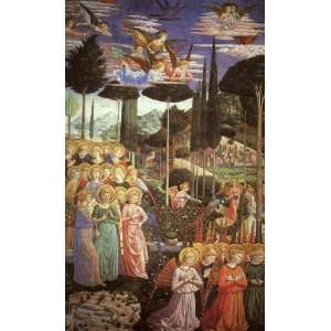  FRAMED oil paintings   Benozzo Gozzoli   24 x 40 inches 