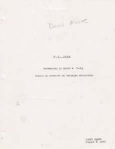 Movie Script   GI JANE   Demi Moore First Draft  