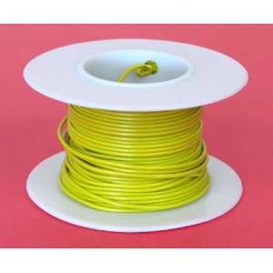  22 Ga YELlow Hook Up Wire, Solid 25 Electronics
