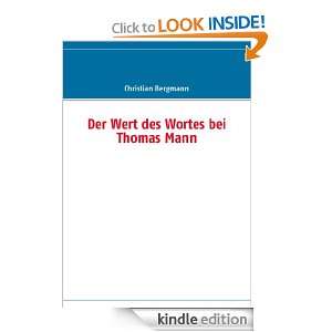   Mann (German Edition) Christian Bergmann  Kindle Store