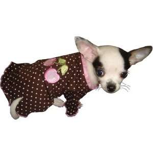 Hip Doggie HD 2PCB Cherry Dog Blouse in Pink Size Extra 