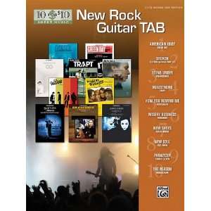  Alfred 10 For $10   New Rock Guitar Tab Book Musical 