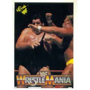 1990 Classic WWF Series 2 History of WrestleMania Wrestling Card #28 