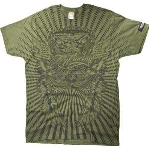 Fly Racing The Legendary T Shirt   3X Large/Green 