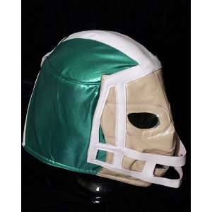  Lucha Libre Wrestling Halloween Mask Football Player green 