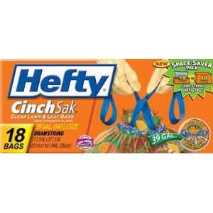    Hefty Cinch Sak Clear Lawn & Leaf Bags (E8 9118)