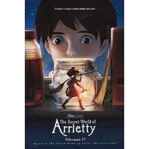  Secret World Of Arrietty Movie Poster Double Sided 