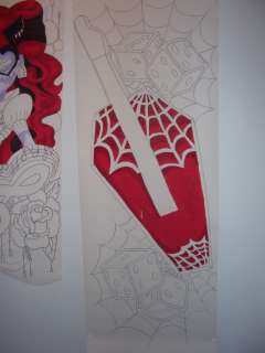 Hand Painted Wallpaper Decor Sticker Monster High Doll Operetta 