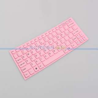 New Keyboard Protector Skin Cover for Sony YA YB Series Laptop US Pink