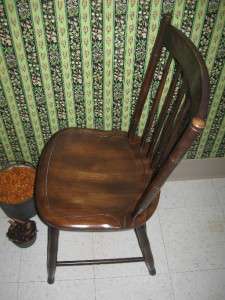   Hand Stenciled & Decorated Single Desk or Dining Room Chair  