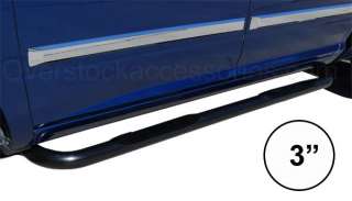 2000 2011 Chevy Suburban 3/4 Ton 3 Black E Coated Side Rail Step Nerf 
