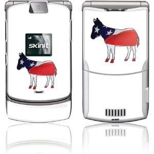  Democrat skin for Motorola RAZR V3 Electronics