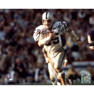  Fred Biletnikoff Oakland Raiders  Running  Autographed 