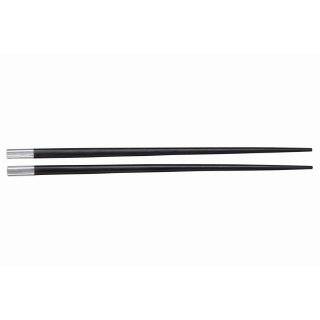 Typhoon Black Silver Tip Chopsticks   4 Pair