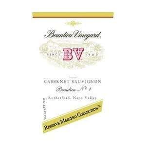 Beaulieu Vineyard Cabernet Sauvignon Reserve Maestro Collection Bv N 