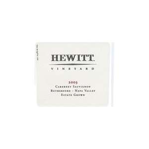  2003 Hewitt Vineyard Cabernet Sauvignon 6 L Imperial 