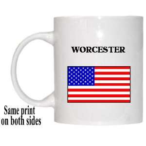  US Flag   Worcester, Massachusetts (MA) Mug Everything 