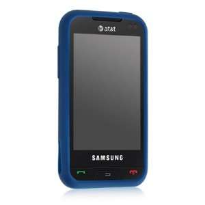    New Navy Blue Samsung Eternity A867 Soft Silicone Skin Electronics