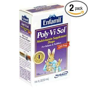  Enfamil Poly Vi Sol Multivitamin Supplement Drops with Iron 