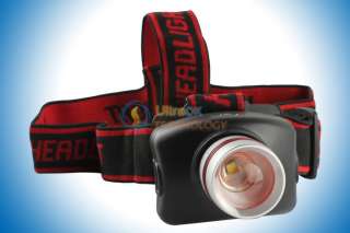 Modes CREE Q5 LED 300 lumen Zoom HeadLamp Light Flashlight Torch 