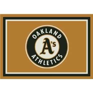 MLB Team Spirt Rug   Oakland Athletics 