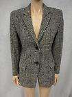 Silence + Noise Urban Outfitters Mulberry Tweed Wool Blend Open Jacket 