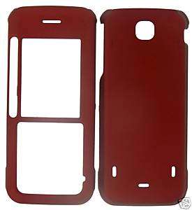 Nokia 5310 XpressMusic red Faceplate Snap Case Cover  