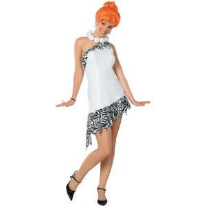  Womens Costume, Deluxe Wilma Flinstone   White Toys 