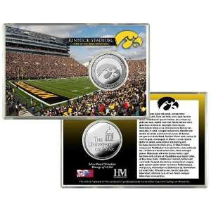  Iowa Kinnick Stadium Silver Coin Card