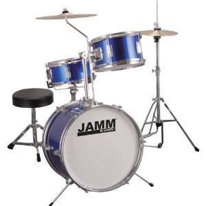  Cannon Percussion JAMM Jr. 3 Piece Drum Set Blue Musical 
