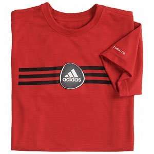  adidas Youth Bolden T Shirts University Red/Medium Sports 