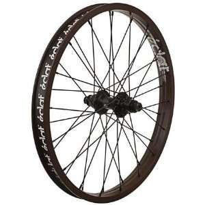  Eclat Rear RHD Straight Wall BMX Bike Wheel   9T   Brown 