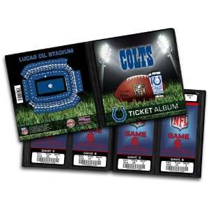  NFL Indianapolis Colts Ticket Album