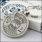   3D Fifty Years Calendar key chain ring keychain,from 2007 to 2056