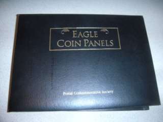 SILVER EAGLE 20TH CENTURY COIN & STAMP PANELS  