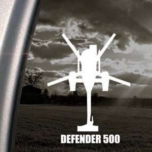  DEFENDER 500 Decal Military Soldier Window Sticker 
