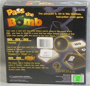 NEW Word Game SEALED Age 13+ PASS THE BOMB 2+ Players  