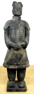 TERRACOTTA WARRIOR Chinese Ceramic Xian Replica Soldier Statue 5ft 