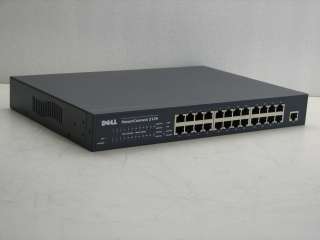 Dell PowerConnect 2124 provides 24 ports of Fast Ethernet connectivity 