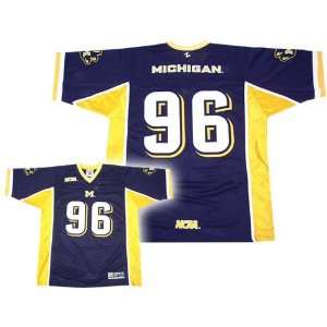  Zephyr Michigan Wolverines #96 Navy Wishbone Jersey 