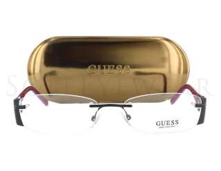 NEW Guess GU 2209 BLK Size 53 17 135 Black Frame Eyeglasses  