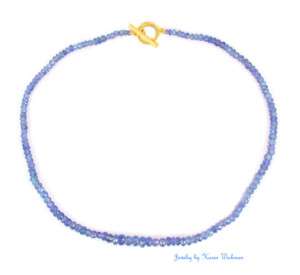 Georgous Sapphire Necklace Solid 22k Gold or 24k  