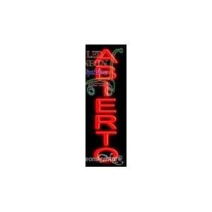  Abierto Neon Sign 24 Tall x 8 Wide x 3 Deep Everything 