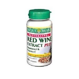  Natures Bounty Reservatrol Red Wine Extract Plus Capsules 
