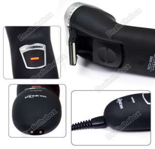 New Washable 3 Heads Electric Shaver Hair Rechargeable Black 110~230V 