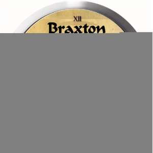  BRAXTON 14 Inch Coffee Metal Clock Quartz Movement 