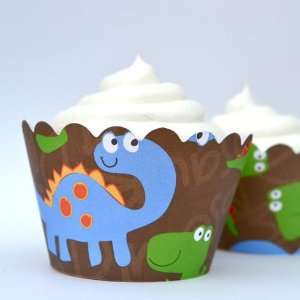  Dinosaur Cupcake Wrappers