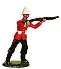 dorset toy soldiers 24th foot standing firing rifle $ 23 00 