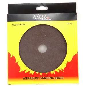   26123 4 Inch 50 Grit Abrasive Sanding Disc with 7/8 Inch Hole, 3 Pack