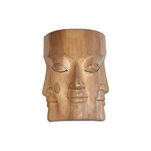  NOVICA Wood mask, Three Dimensions